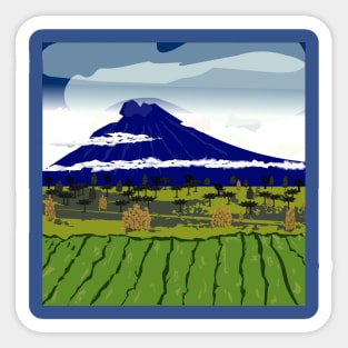 tea garden Sticker